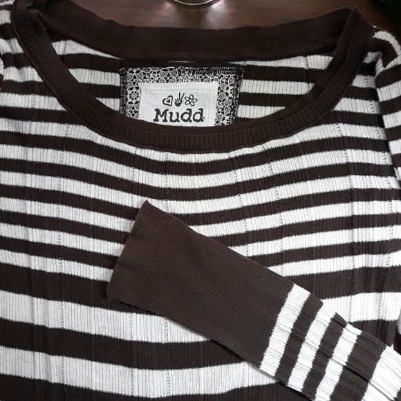 Y2K Mudd Cotton Striped Sweater - Picture 4 of 6